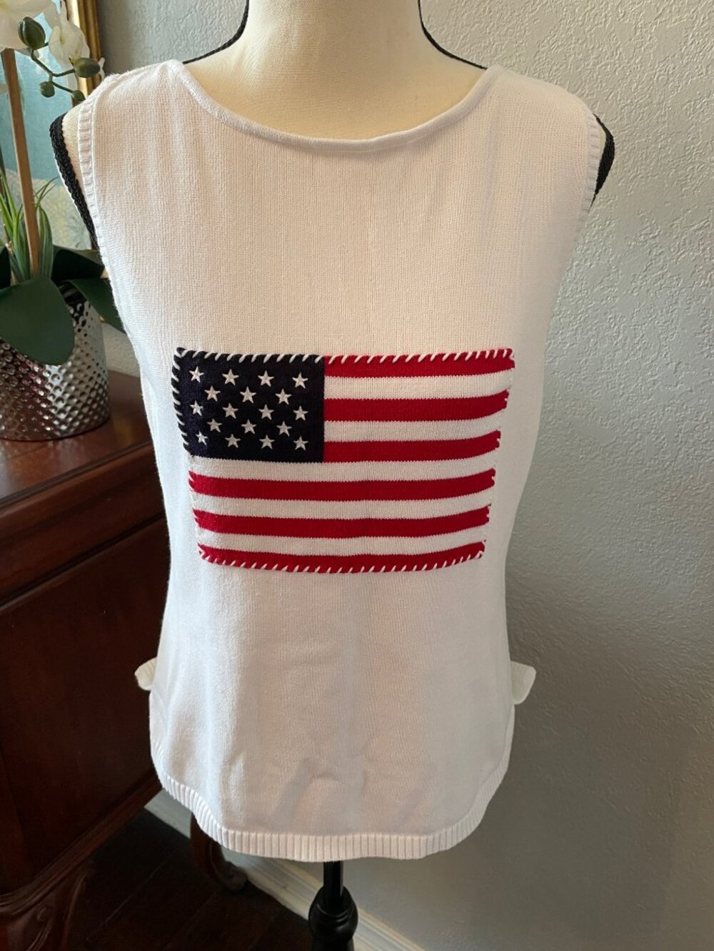 top, us flag
